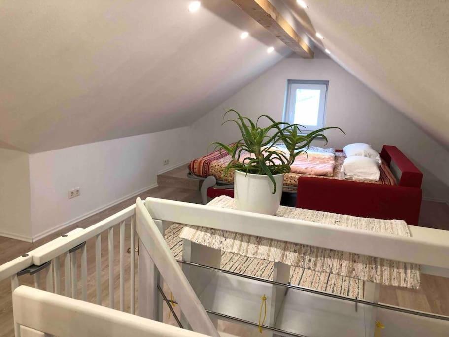 3 Zimmer Neubauwohnung In Der Schwaebischen Toskana Lowenstein Bagian luar foto